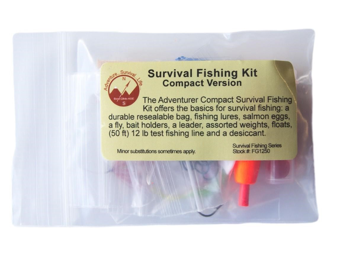Mini Fishing Kits Bulk for Child,Small Emergency Survival Fishing Kits  Outdoor Compact Fishing Tackle Kits with Case for Beginner Operation  Christmas