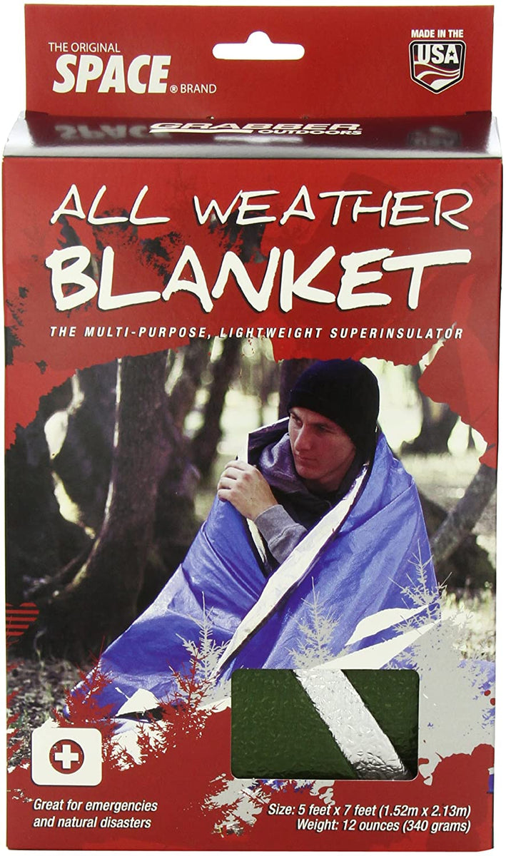 GRABBER SPACE ALL WEATHER BLANKET 2枚 GrabberSpaceBrandAllWeatherinB
