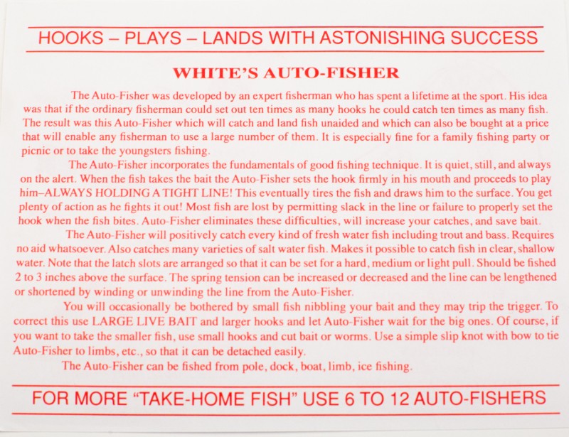 auto fisher hooked inc White's (Single & Multiple Reels) Garmin ECHOMAP Ultra 2 Size & Quantity:2/0 25pk Carp