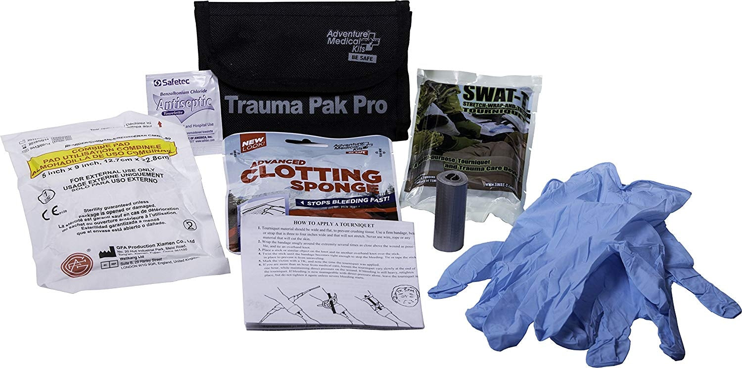 Trauma Pak Pro with QuikClot & Swat-T by Adventure Medical Kits