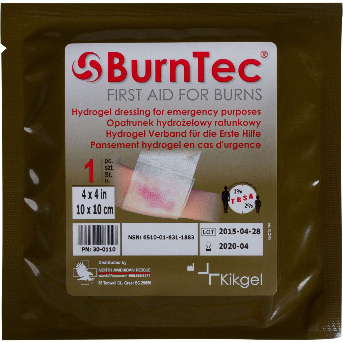 Burntec Burn Dressing