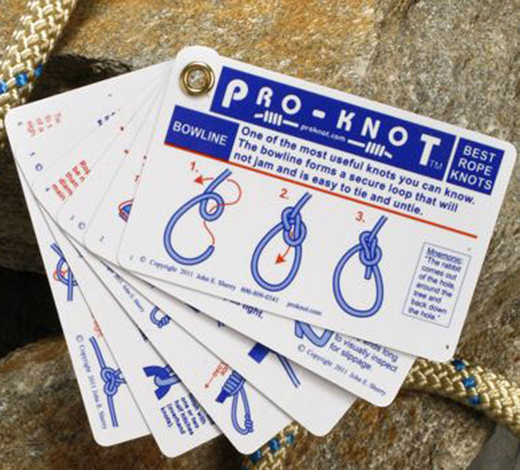 Pro-Knot Tying Kit 20 Essential Ones For Ropes With Cords & Carabiner  Waterproof