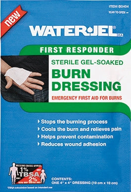 Water Jel First Responder Burn Dressing 4" x 4"