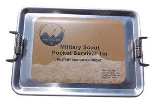 Best Glide ASE Military Scout Pocket Survival Tin (Upgraded)