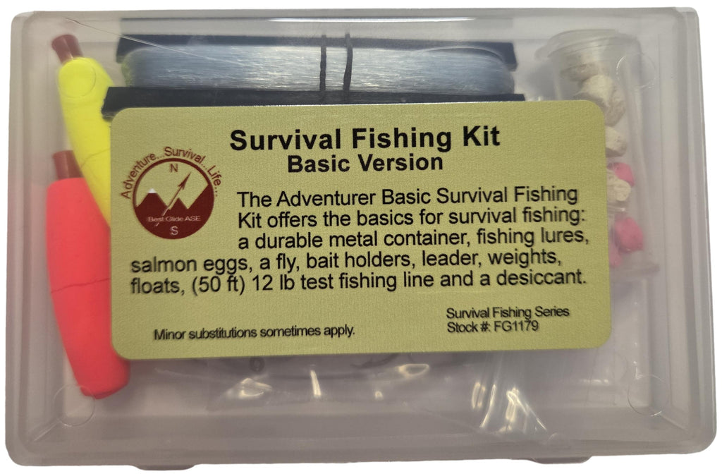 Best Glide ASE Emergency Survival Fishing Kit - Basic Version