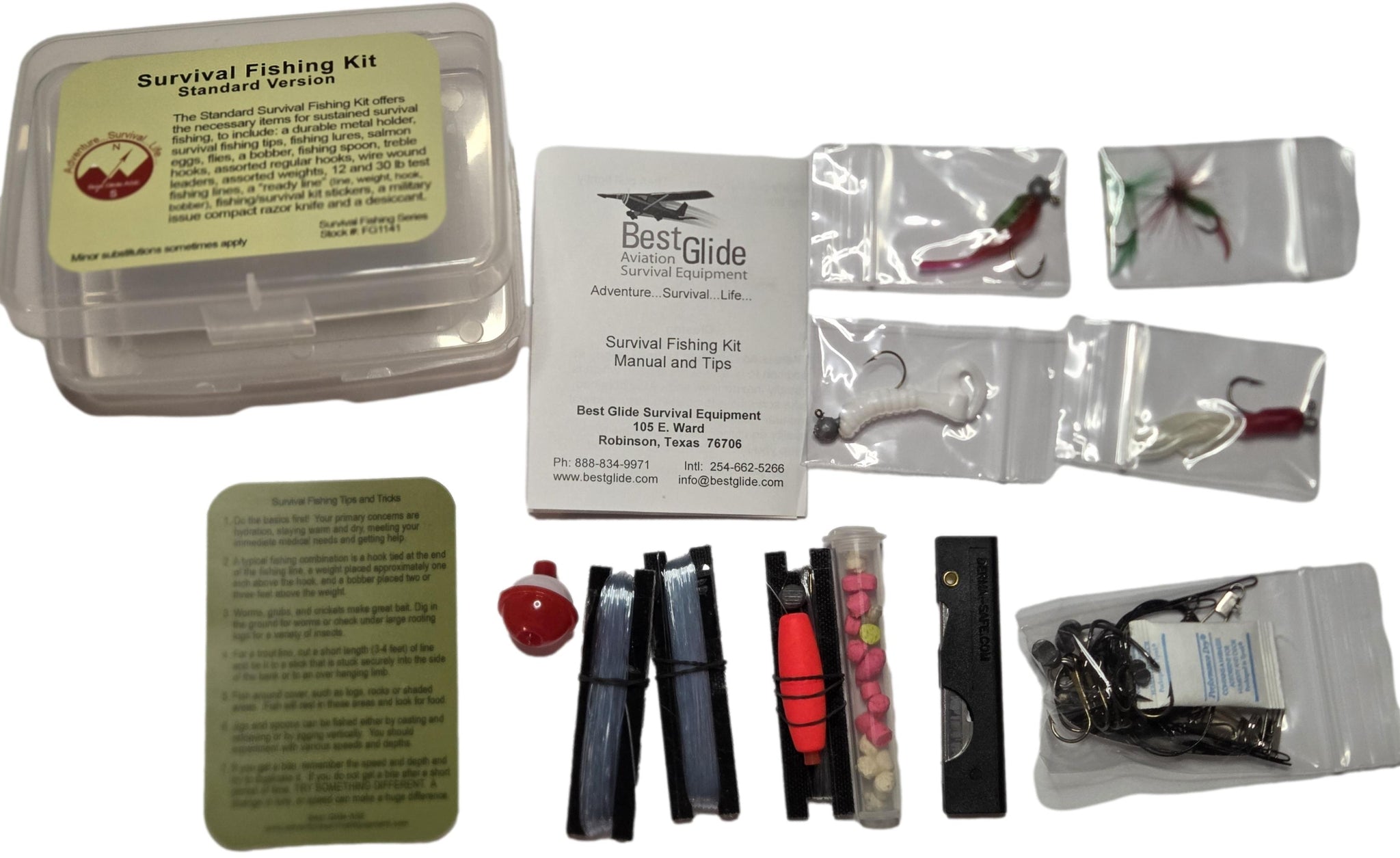 Best Glide ASE Standard Emergency Survival Fishing Kit (updated 2025)