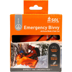 Emergency Bivvy with Rescue Whistle by Survive Outdoors Longer (SOL)