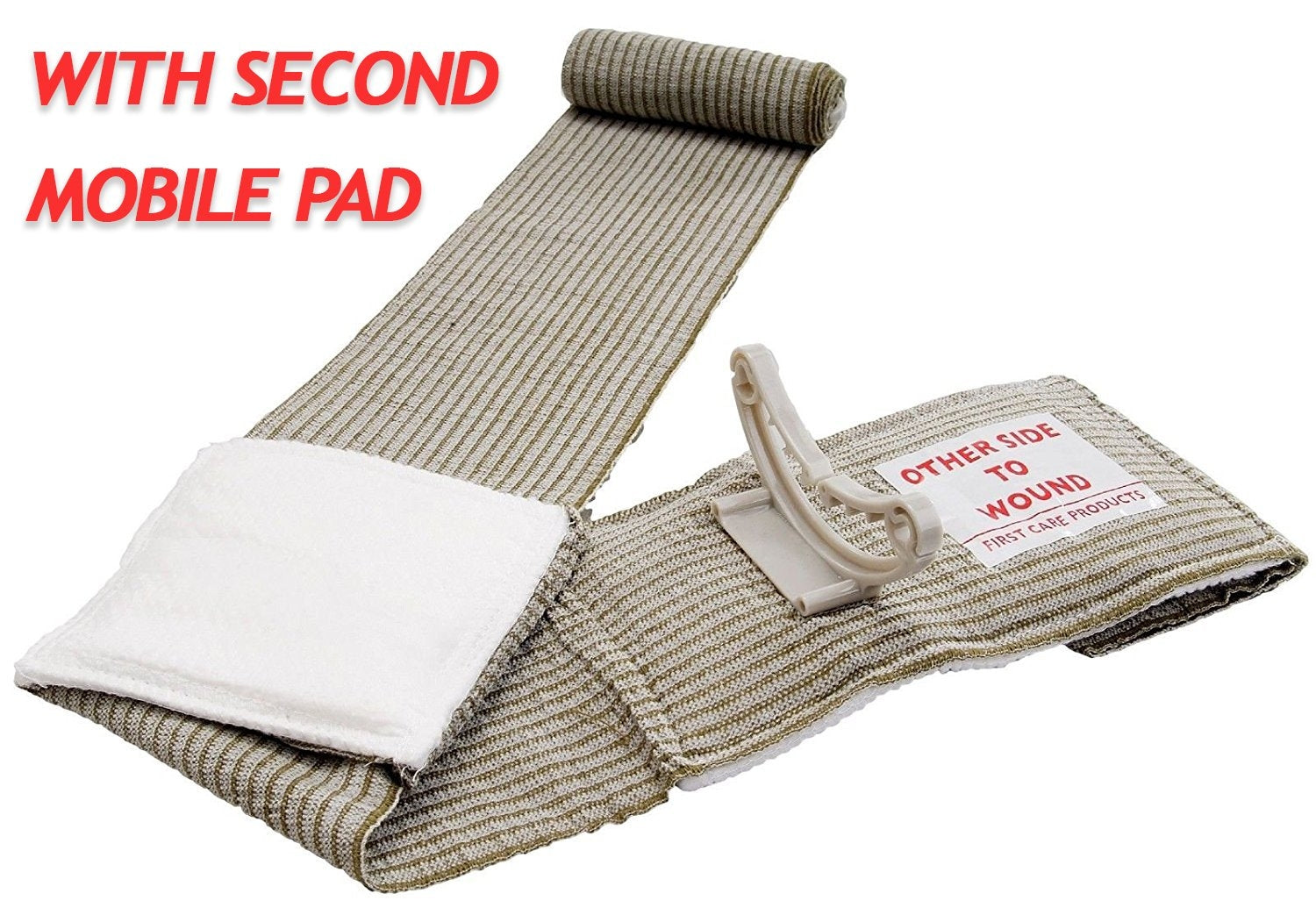 4" Emergency Bandage (Military) aka Israeli Bandage with 2nd Mobile Pad (NSN: 6510-01-580-1639)