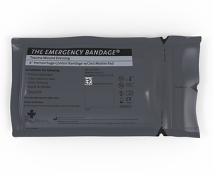 4" Emergency Bandage (Military) aka Israeli Bandage with 2nd Mobile Pad (NSN: 6510-01-580-1639)