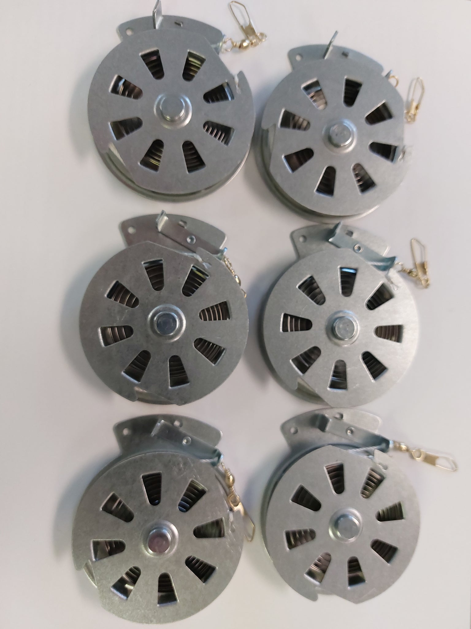 6 mechanical fisher's yo yo fishing reels 3 Pack Mechanical Fisher's Yo Yo Fishing Reels (Flat Trigger Model)