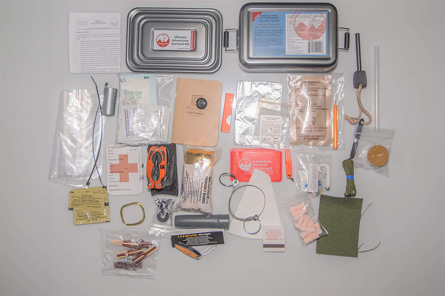 Best Glide Ase Adventurer Survival Kit Box