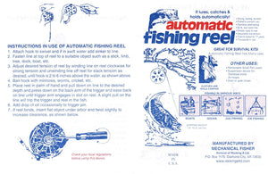 Mechanical Fisher – Yo-Yo Fishing Reel - Flat Trigger (Single Reel)