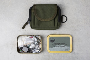 Military Scout Pocket Tin Survival Kit