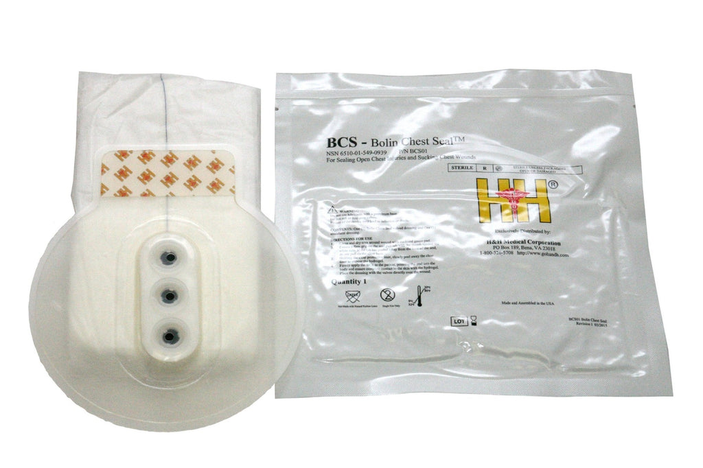 Bolin Chest Seal by H & H Medical (NSN: 6510-01-549-0939)