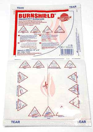 Burnshield Premium Emergency Burncare Dressing 8 x 8 Inch