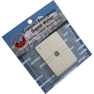 Compact Emergency Signal Mirror