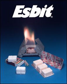 Esbit Pocket Stove and Solid Fuel Tabs (Incl: 6 pieces of 14 Gram)