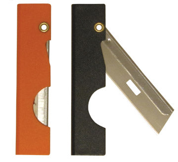 Folding Utility Razor Knife by Derma Safe, Orange & Black (Single or 5 ...