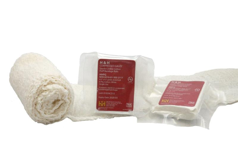 Compressed Gauze by H & H Medical (NSN: 6510-01-503-2117