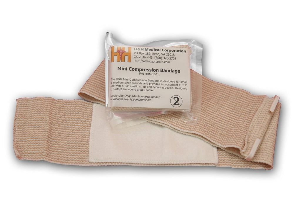 Mini Compression Bandage by H & H Medical (NSN: 6510-01-657-5085)