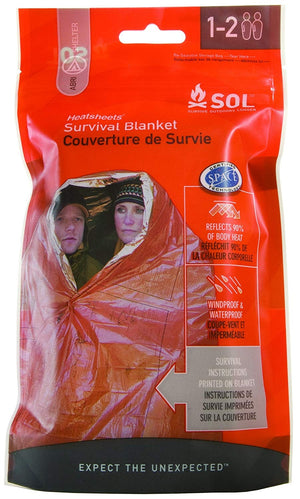 Heatsheet® Two Person Survival Blanket by Survive Outdoors Longer (SOL)