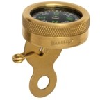Marble's Brass Button Survival Compass