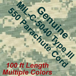 Genuine Military Issue Parachute Cord