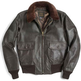 Cockpit Leather Navy G1 Aviator Jacket