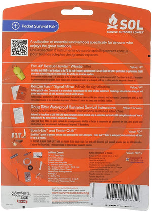 Pocket Survival Pak by Survive Outdoors Longer and Designed by Doug Ritter