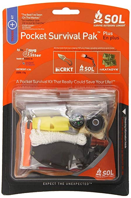 Pocket Survival Pak Plus by Survival Outdoors Longer and Designed by Doug Ritter