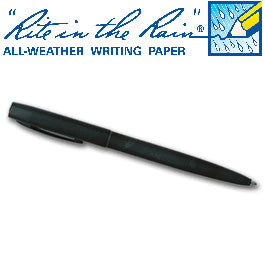Rite In The Rain All-weather Flat Dark Earth Metal Clicker Pen, Tactical  Accessories