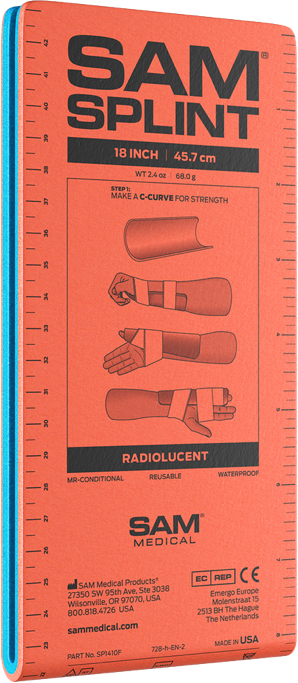 SAM Splint 18" Flat Fold (Junior) by Sam Medical