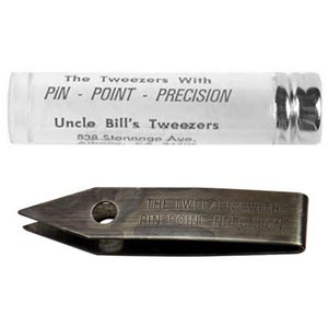 Uncle Bill's Sliver Gripper Tweezers