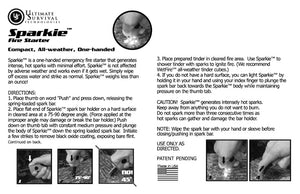 Ultimate Survival Sparkie Fire Starter