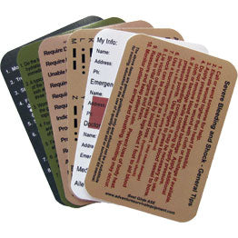 Survival Kit Information Stickers