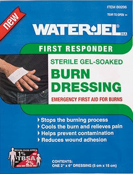 Water Jel First Responder Burn Dressing 2" x 6"
